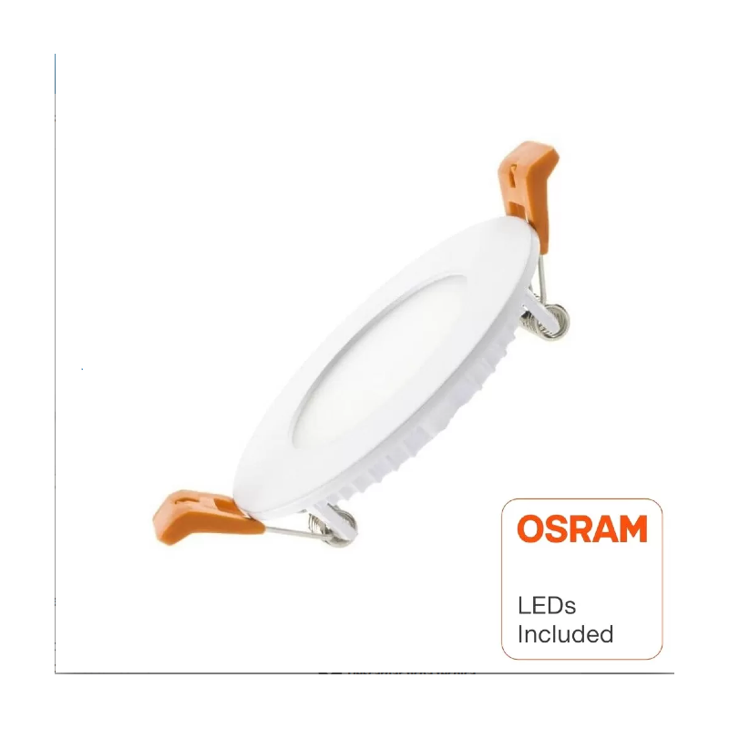 Placa Slim LED Circular 5W - OSRAM CHIP DURIS E 2835