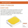 Placa Slim LED Circular 5W - OSRAM CHIP DURIS E 2835