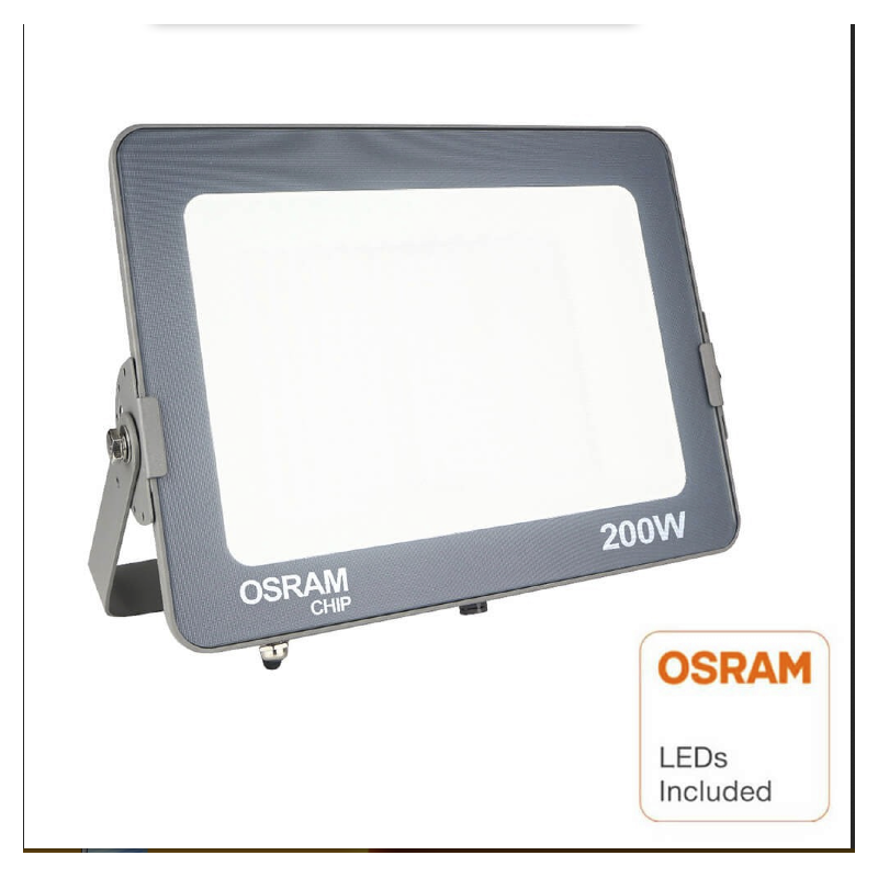 Foco Proyector LED 200W COLOR AJUSTABLE AVANCE OSRAM CHIP 3000K-4000K-6000K