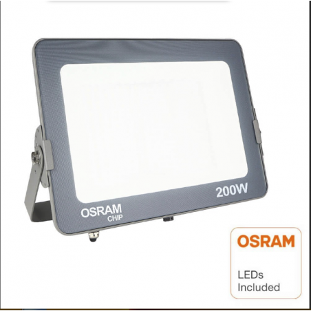 Foco Proyector LED 200W COLOR AJUSTABLE AVANCE OSRAM CHIP 3000K-4000K-6000K