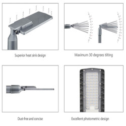 Farola LED 60W HALLEY BRIDGELUX Chip 140lm/W