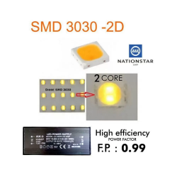 Farola LED NIZA SMD 3030 100W NATIONSTAR 70º-140º