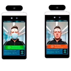 Módulo de control de Acceso con Reconocimiento Facial y Medición de Temperatura Goodview para mesa