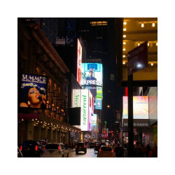 Rótulo electrónico LED Exterior Serie FIJA Pixel 10 RGB Full Color 96*96cm